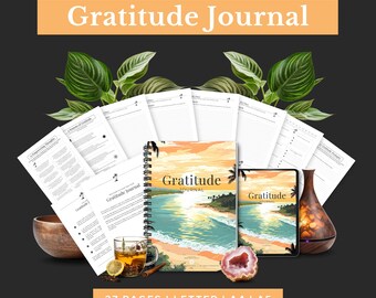 Diario de gratitud, Diario de gratitud, Registro de gratitud, Cuaderno de ejercicios de gratitud, Rastreador de gratitud, Diario de agradecimiento, Agradecido, Agradecido
