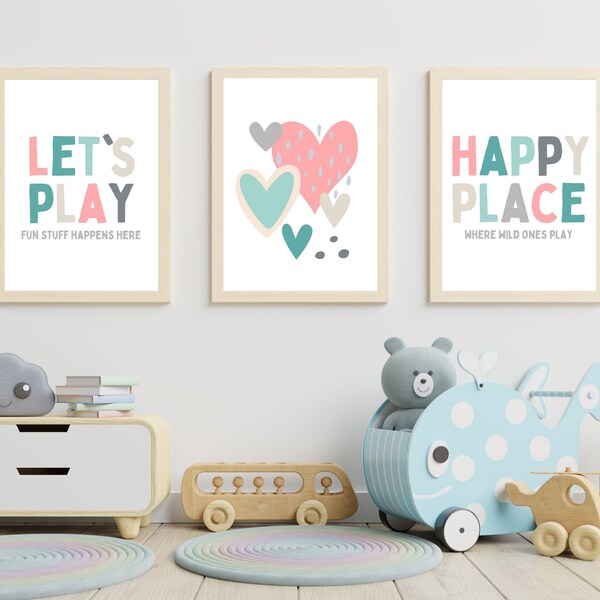 Playroom Art - Etsy