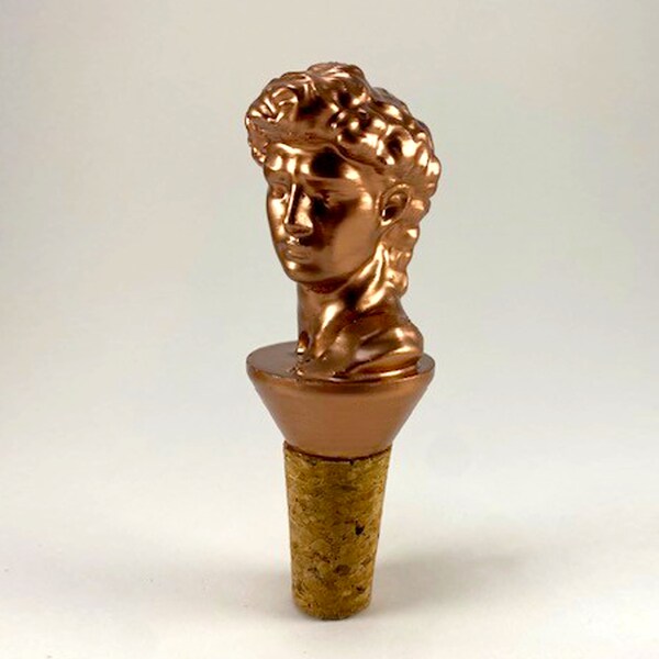 Unique Wine Stopper David Sculpture Wine Topper Novelty Wine Gift for Wine Lovers