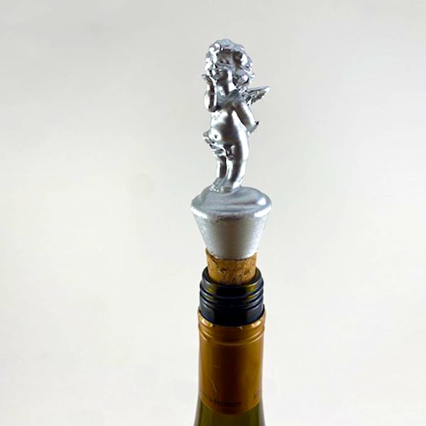 Wine Cork Angel Etsy