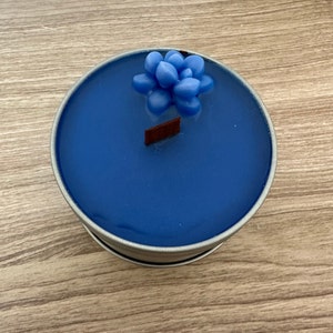 Custom Floral Flower Candle