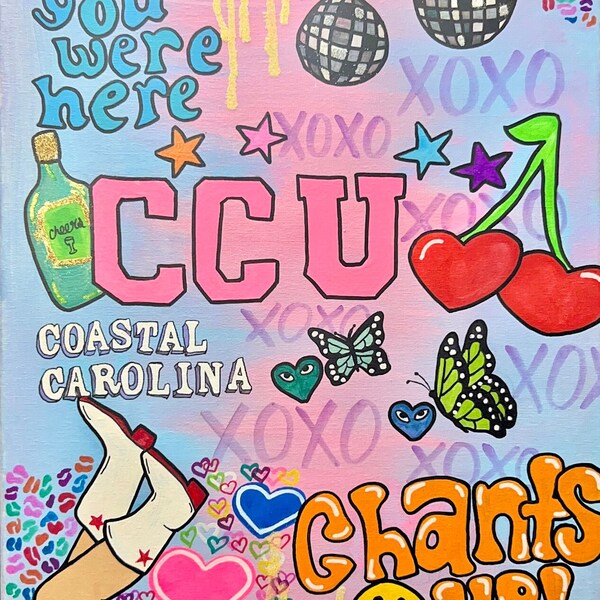 Coastal Acrylic Art Etsy