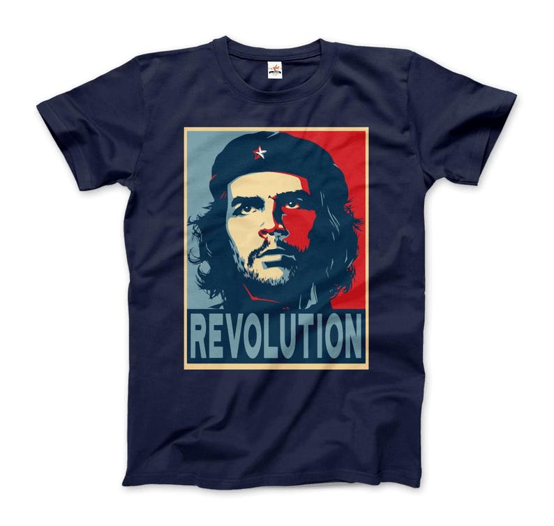 Che Guevara Revolution, Hope Style T-Shirt Navy