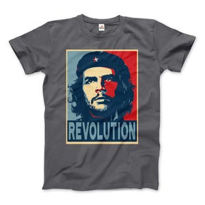 Che Guevara Revolution, Hope Style T-Shirt Charcoal