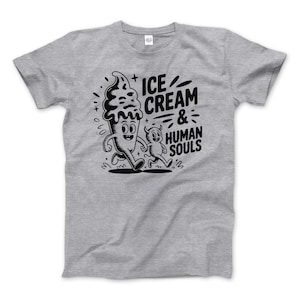 IJs & Menselijke Zielen - Vintage Cartoon Horror T-shirt