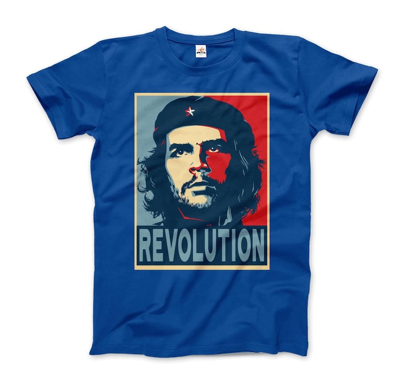 Che Guevara Revolution, Hope Style T-Shirt Royal Blue