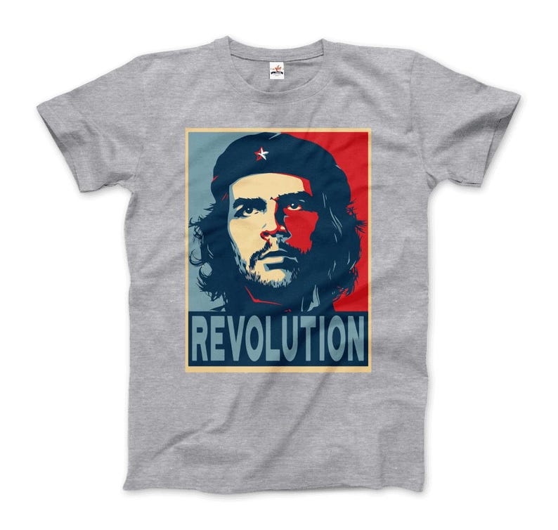 Che Guevara Revolution, Hope Style T-Shirt Heather Grey