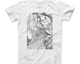 Gustav Klimt The Virgin (Maiden) 1913 Sketch T-Shirt