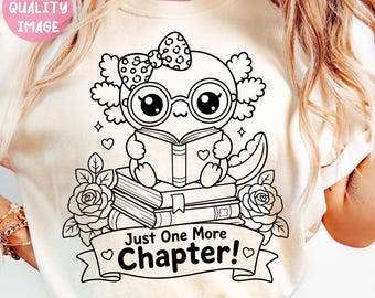 Cute axolotl png, axolotl svg, cute animals, kawaii axolotl svg, bookish axolotl, shirt design, coloring page, svg cricut, cute doodle