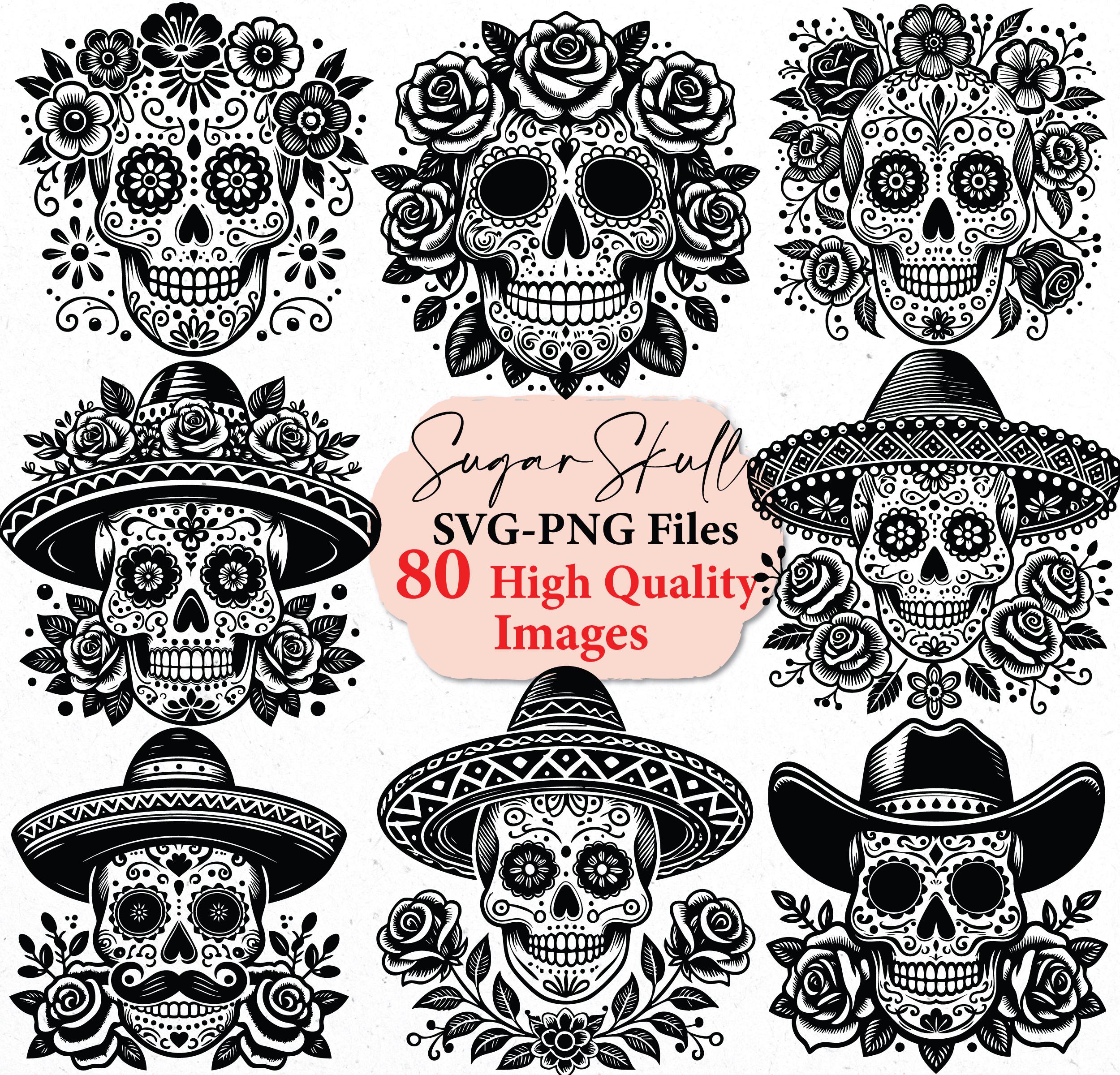 Skull, Sugar skull svg, sugar skull png, gothic svg, gothic woman svg, Halloween svg,svg bundle, svg files, svg cricut, mexican skull bundle