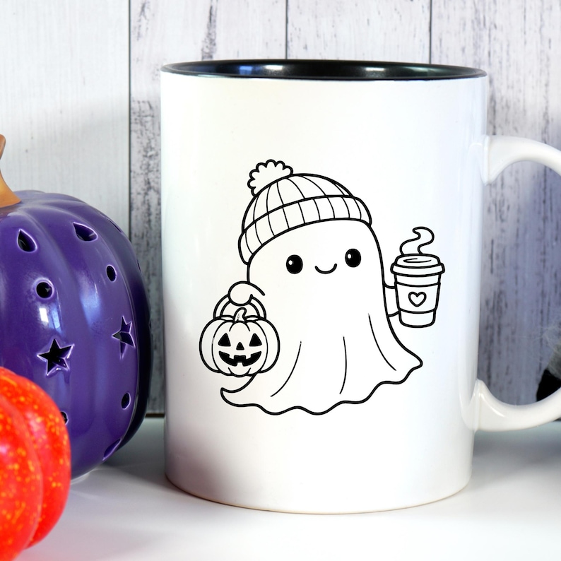 Söt spöke svg, spöke png, söt spöke clipart, halloween svg, halloween png, läskig säsong, kawaii spöke, svg-paket, svg-filer, svg cricut bild 7