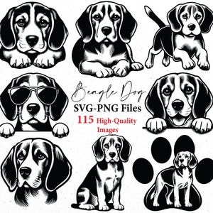 Beagle dog svg, Dog svg, dog svg bundles, svg bundle, svg files, svg cricut, dog lover, dog gift, dogs, dog png, dog breeds