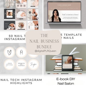 Instagram Post Templates | Nail Salon Social Media | Esthetician Nail care instagram canva | Minimalism Instagram | Pedicure Manicure Beauty