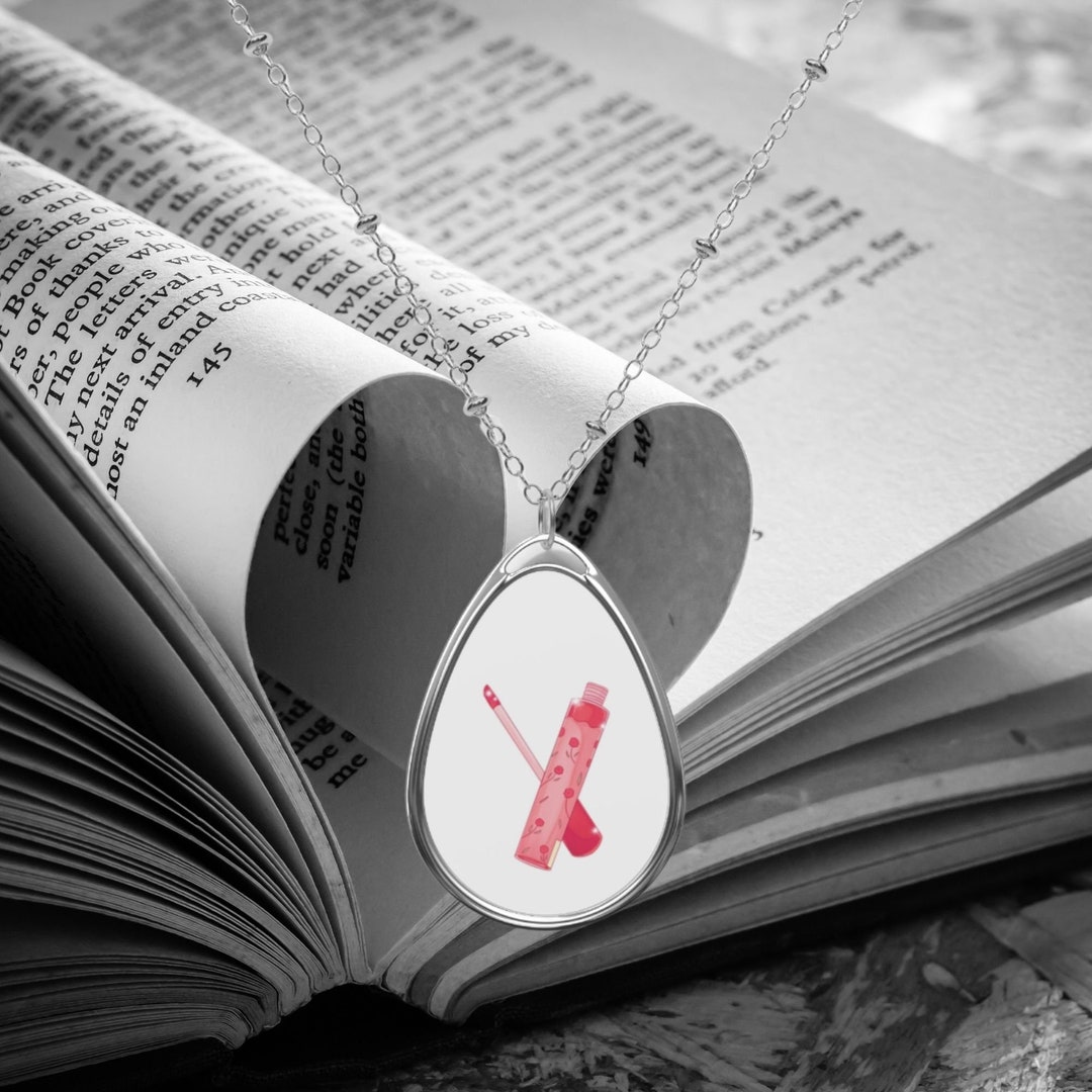 Cute Lipgloss Necklace, Coquette Jewelry, Cute BFF Gift, Coquette