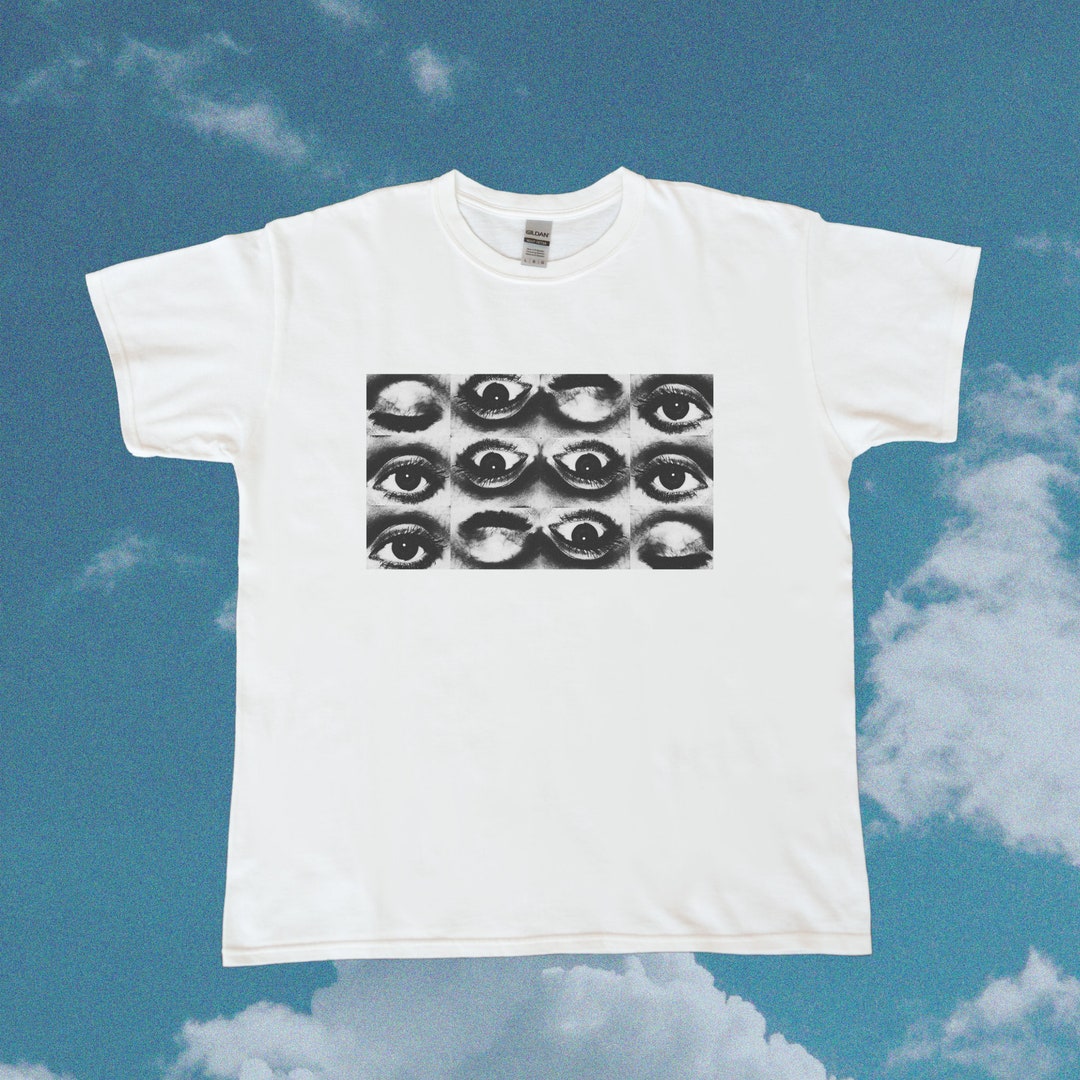 Eyes Baby Tee, Y2k Baby Tee, Y2k Shirt, Y2k Top, 90s 2000s Y2k Clothing