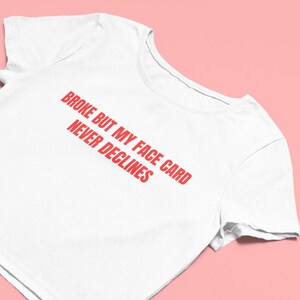 Top curto com estampa de carta, tendência Y2K, camiseta infantil dos anos 90 e 2000, camiseta gráfica de verão, roupa fofa e moderna, presente para amiga