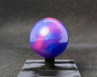 Custom Resin Cast Arcade Stick Balltop - Nebula