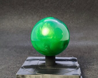 Custom Resin Cast Arcade Stick Balltop - Green