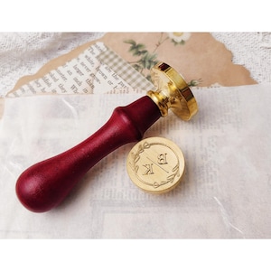 Custom Logo Wax Seal Stamp, Personalized Sealing Stamp, Custom Your Logo, DIY Wax Seal Tool Kit for Wedding Invitations and Gift Wrapping