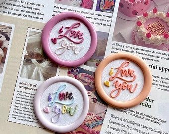 Letter wax stamps/DIY scrapbooking/wedding envelope stamps/handmade decorations/wax stamp kits