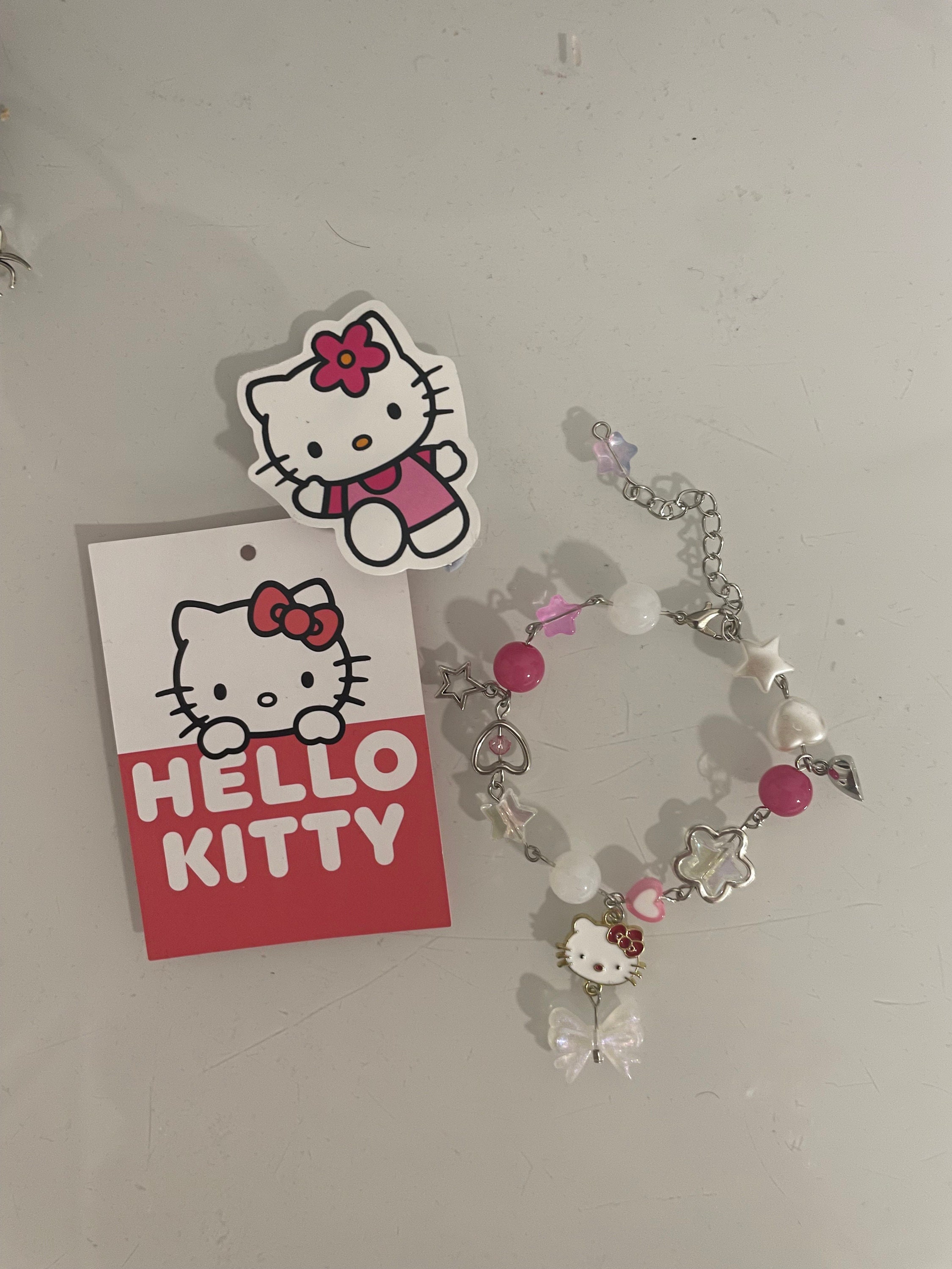 Hello Kitty Spiderman Couple Pair Sanrio Jewlery Beaded - Etsy