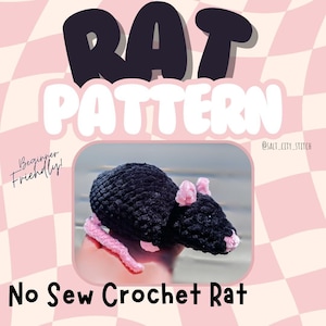 Keine Sew Crochet Ratte Anleitung