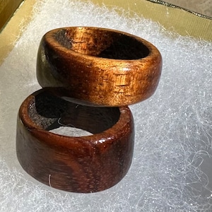 Handcrafted Koa Rings