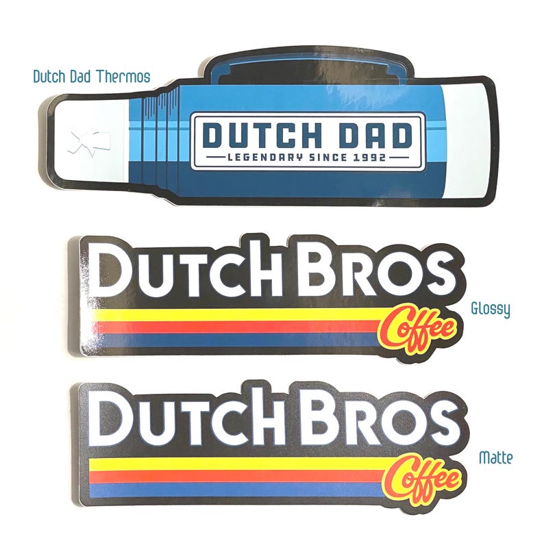 Dutch Bros *RARE* Miscellaneous Stickers - Etsy
