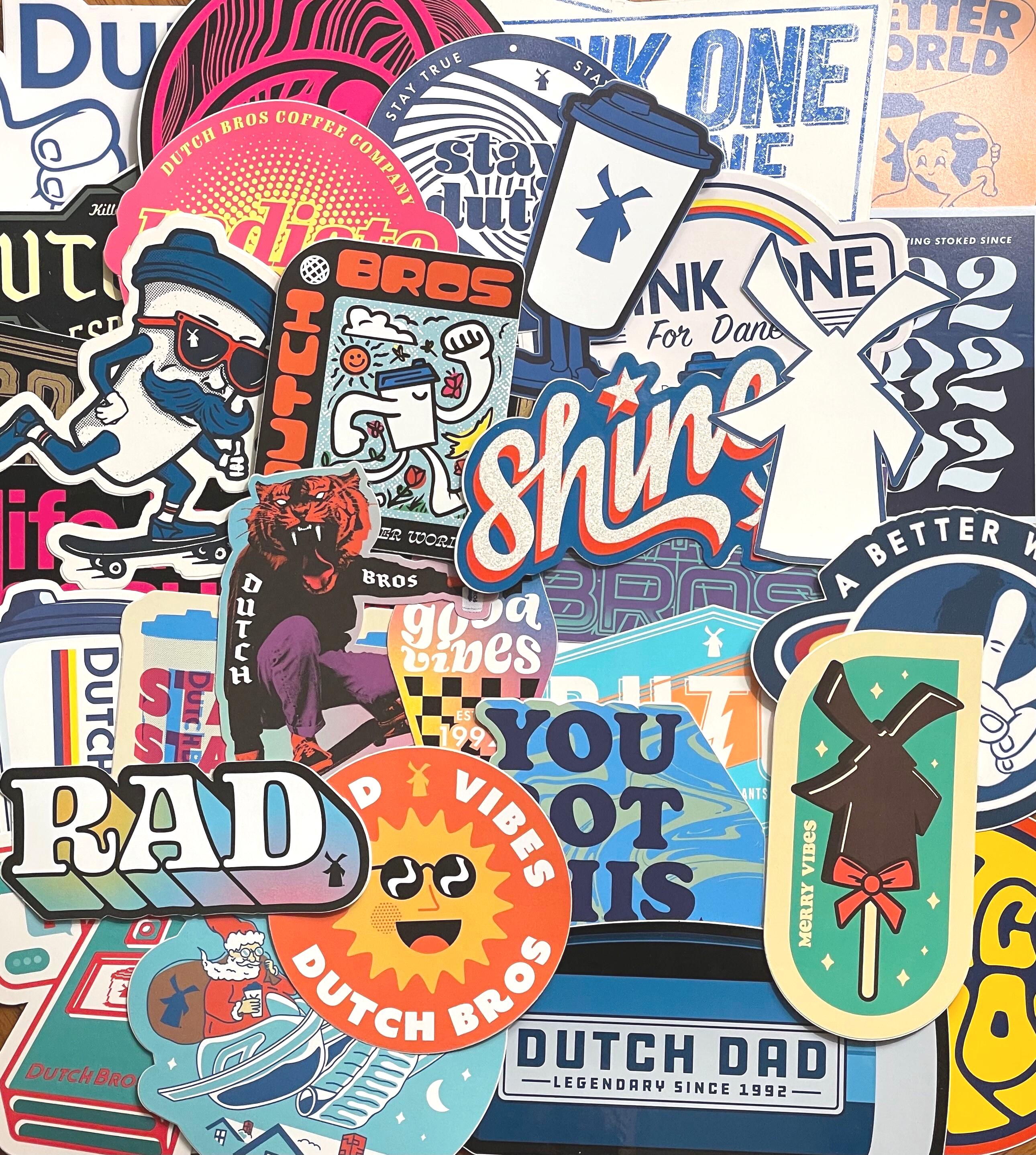 Dutch Bros *RARE* Miscellaneous Stickers - Etsy
