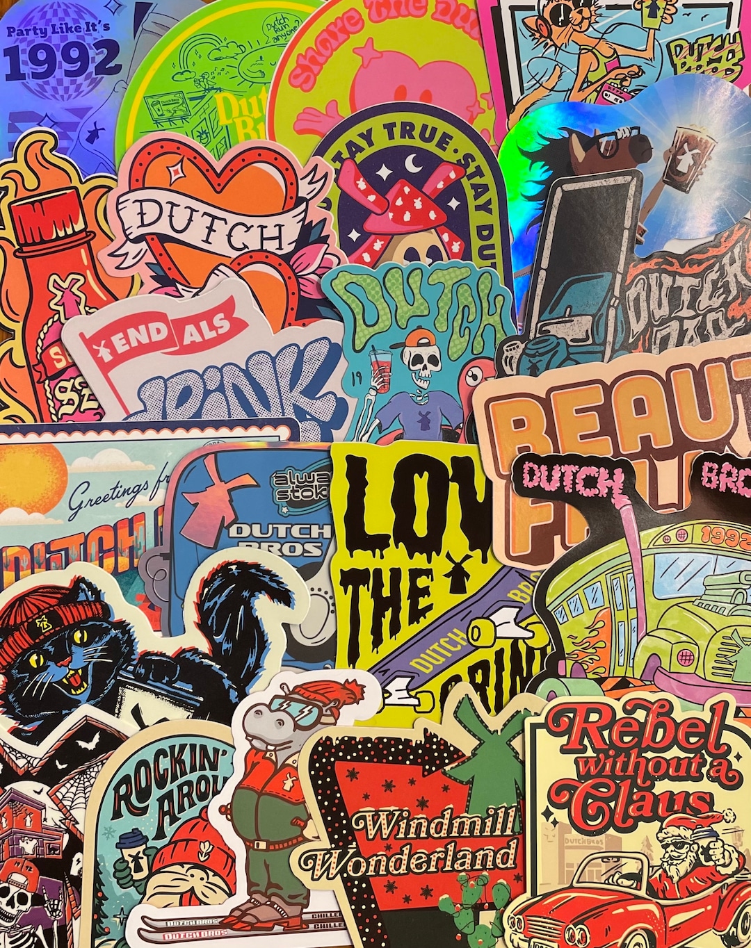 2023 Dutch Bros Stickers Etsy