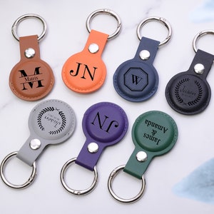 Leather Storage Keyring, Leather Scarf Keychain