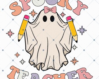 Maestro espeluznante PNG, Maestro de Halloween Png, Lindo Maestro Fantasma Png, Otoño Png, Halloween Fantasma Espeluznante Png, Halloween de moda Png