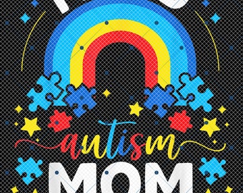 Proud Autism Mom Png, Autism Mom Puzzle Png, Autism Awareness Mom Png File, Papa Bear Autism Awareness Png, Autism Awareness Mom Png
