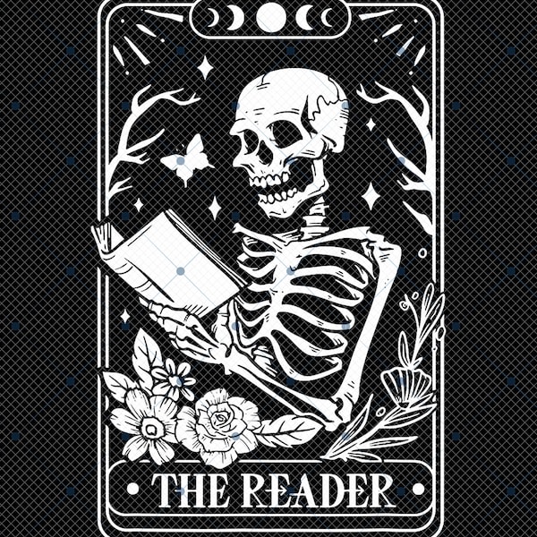 The Reader Tarot Card Png, Skeleton Reading Png, The Reader Png, Reading Png, Booktrovert Png, Reader Png, Funny book Png