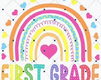 First Grade Png, 1st grade Png, Rainbow Teachers, Back to School Png, First Day Of School Png, Bruh Teacher Png, Teacher Png, Teacher Gift