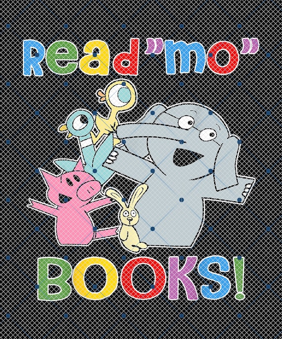 Read Mo Book Cute School Teacher Librarian Elephant Pigeon