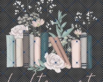 Wildflower Booktrovert Png, Reading Books Png, Book Lover Gift, Gift For Librarian, Floral Bookish Png, Retro Bookworm Png, Book Nerd Png