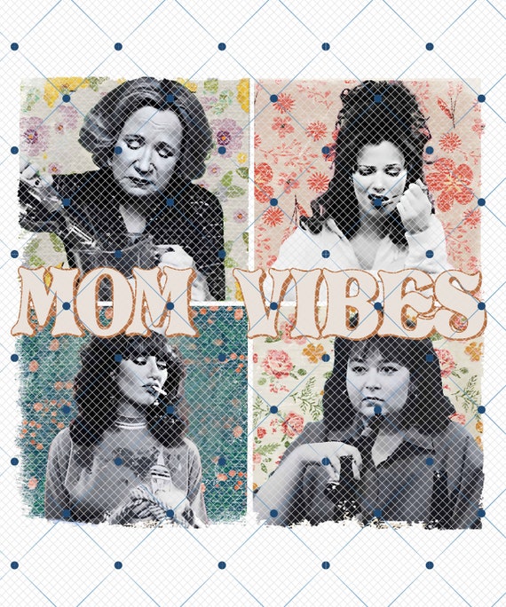 Retro 90’s Mom Vibes PNG Digital Download PNG, Vintage Mom Sitcom Png, Funny Mom Png, Mom Life Png, Mother's Day Gift, Cool Mom Club Png