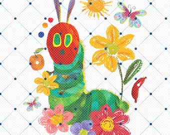 Hungry Caterpillar Surprised Transformation Png, The Very Hungry Caterpiltar Png, Back To School, Butterflies School Png,First Day Of School