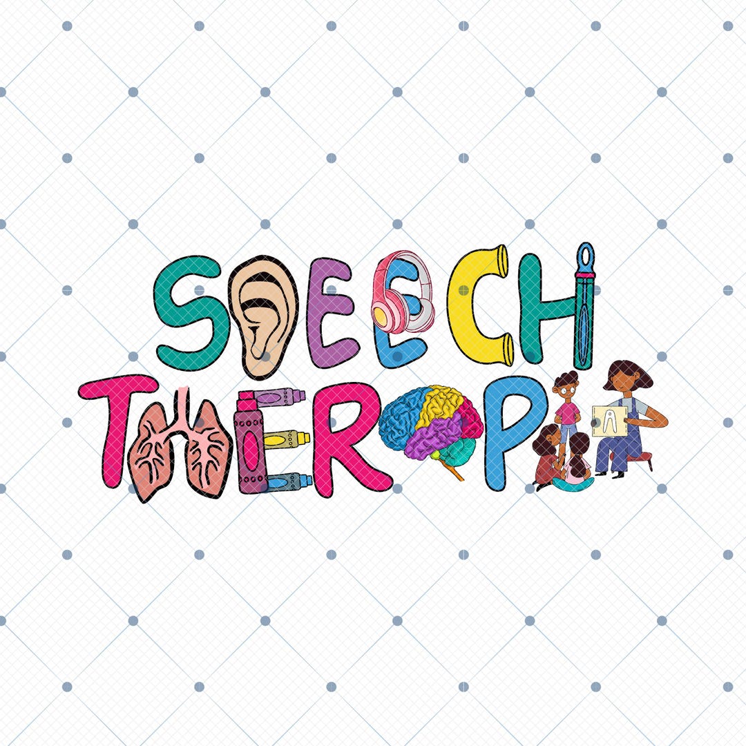 Speech Therapy Png, SLP Png, Pathologist Png, Nurse Png, Digital ...