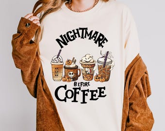 Nightmare Before Coffee Jackh Png, Halloween Jack Png, Funny Coffee Png, Coffee Lover Png, Magic Castle Halloween Png, Fall Coffee Png