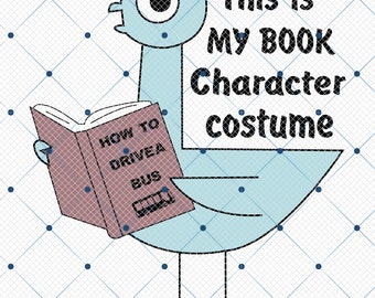 This Is My Book Character Costume Png, Love Reading Day Png, Read More Book Png, Funny Children's Books Png, Book Lover Teacher Gift
