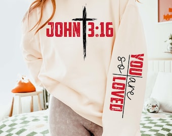 Giovanni 3:16 Png, sei così amato Png, San Valentino cristiano png, San Valentino cristiano png, San Valentino di Gesù png, Trendy Vday, Download digitale
