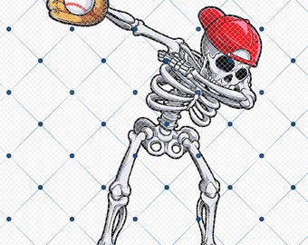Betupfen Skelett Baseball Halloween Spielerfänger Werfer Png, Baseball Halloween Png, Jungen Hallowen Png, Baseballliebhaber Png, Baseball Png