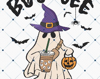 Halloween Boo Jee Png, Funny Ghost Png, Bougie Png Png, Ghost Sublimation Design, Halloween Coffee Png, Halloween  Png, Trendy Halloween Png