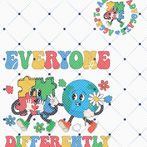 Everyone Communicates Differently Png, Autism Awareness Shirt Design, Autism Teacher Png, Autism Month Png, Support Autism, Autism Png