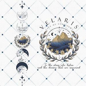 Velaris Png, Velaris City Of Starlight Png, The Night Court Png, SJM Merch Png, City of Starlight Sweater, ACOTAR Png, ACOTAR Velaris Png