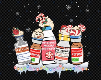 Christmas Nurse Png, ICU Nurse Png, Nurse Christmas Png, ER Nurse Png, Christmas Png, Nurse Png, Funny Christmas Png, Merry Christmas Png