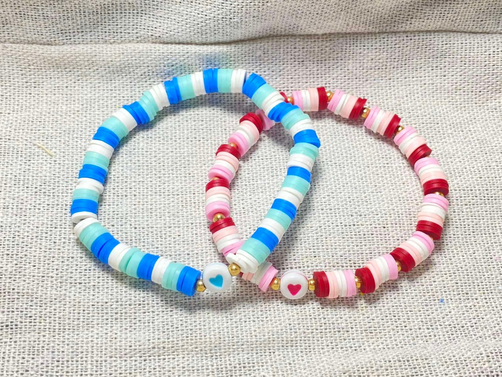 Beaded couple bracelets outlet