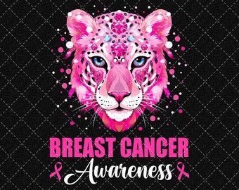 Breast cancer Png, In October we wear pink Png, Breast Cancer Women Png, Cute Little Lion, Awareness Png Digital Download